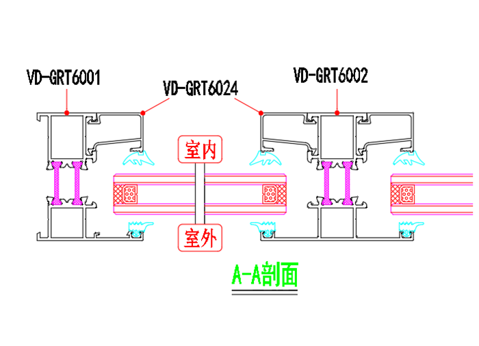 GRT60系列斷橋隔熱平開窗
