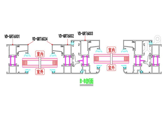 GRT60系列斷橋隔熱平開窗
