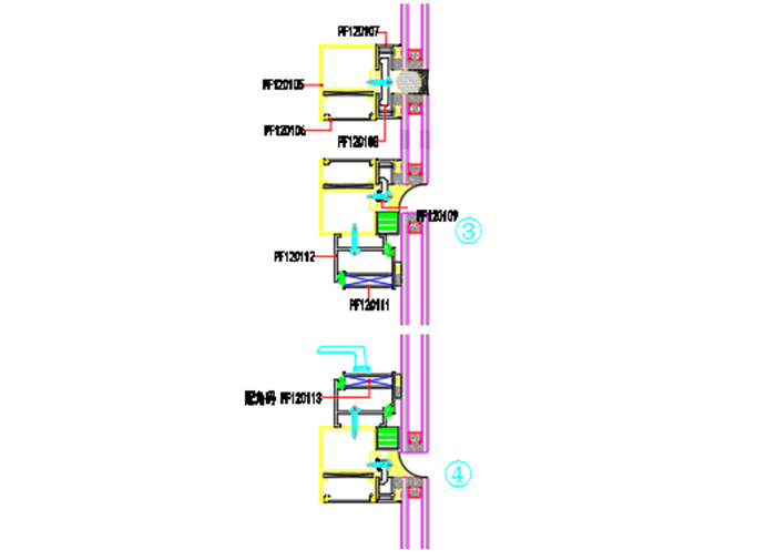 PF110系列隱框幕墻