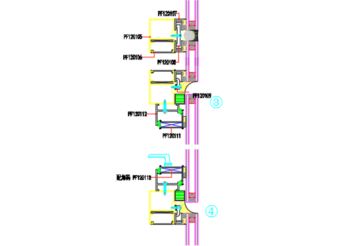 PF140系列隱框幕墻